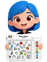 Busca y Colorea - Colores